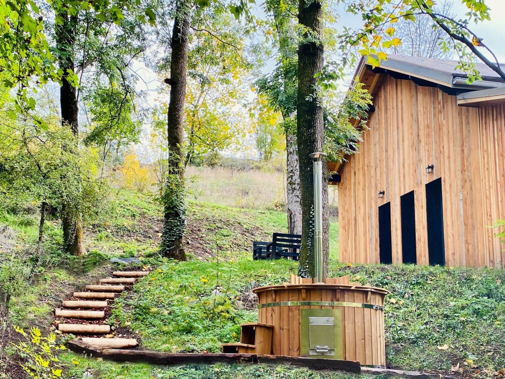 Les Cabanes Du Dauphine Et Logis A La Ferme Gap Værelse billede
